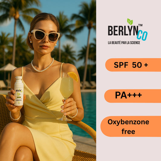 BERLYNCO HYDRA BOOST TINTED SUNSCREEN SPF 50+ | PA+++ | Oxybenzone - Free - Berlynco