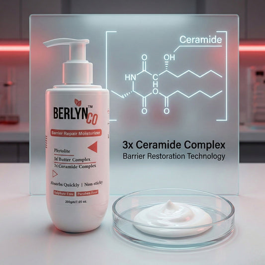 Berlynco Barrier Repair Moisturizer With Phytolite, 5X Butter Complex & 3X Ceramide Complex 200 g - Berlynco