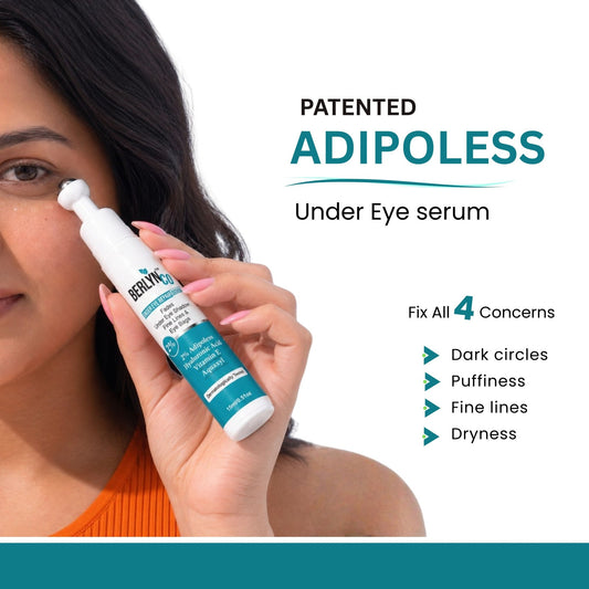 Berlynco Advanced Under Eye Repair Serum for Puffiness, Dark Circles & Fine Lines | 15 ml roll on - Berlynco