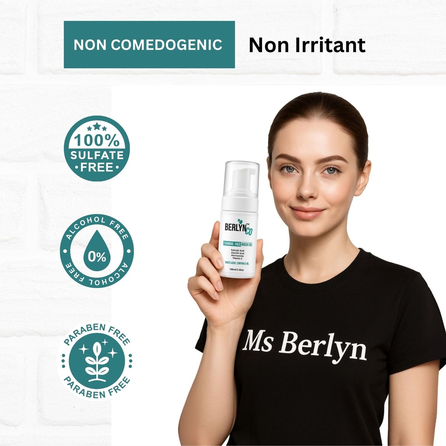 BERLYNCO 1% SALICYLIC ACID FOAMING FACE WASH - Berlynco