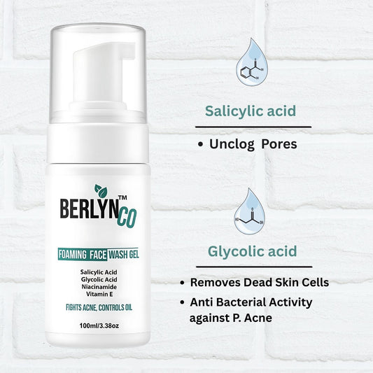 BERLYNCO 1% SALICYLIC ACID FOAMING FACE WASH - Berlynco