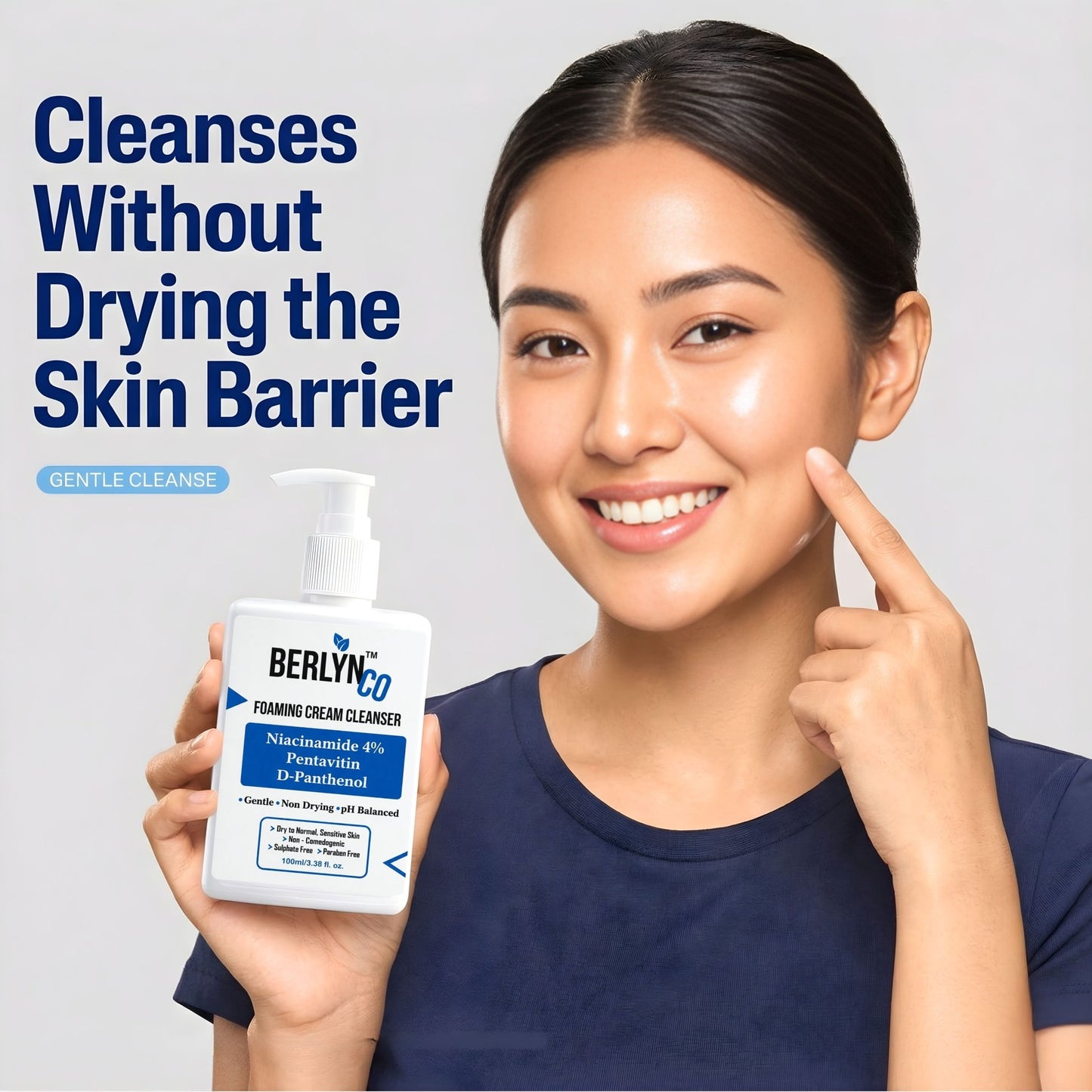 gentle cleanser with SLES & SLS