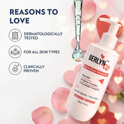 Berlynco Barrier Repair Moisturizer With Phytolite, 5X Butter Complex & 3X Ceramide Complex 200 g - Berlynco