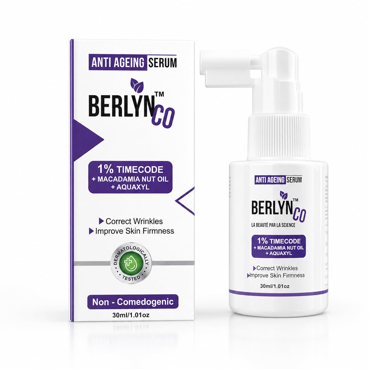 Berlynco Anti-Ageing Rakhi Gift Set | Under Eye Repair Serum + 1% Timecode Anti-Ageing Serum + SPF 50 Sunscreen - Berlynco