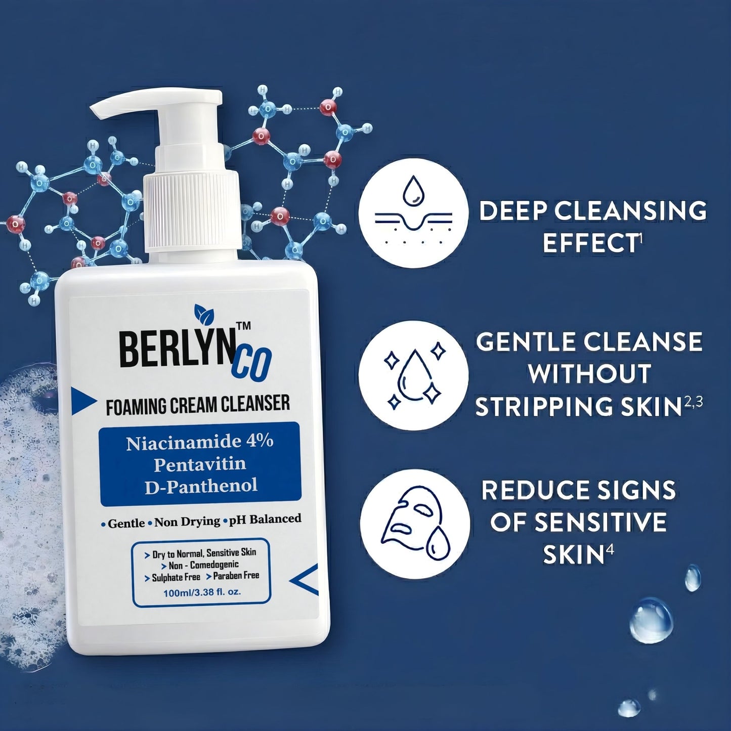 Gentle cream Cleanser