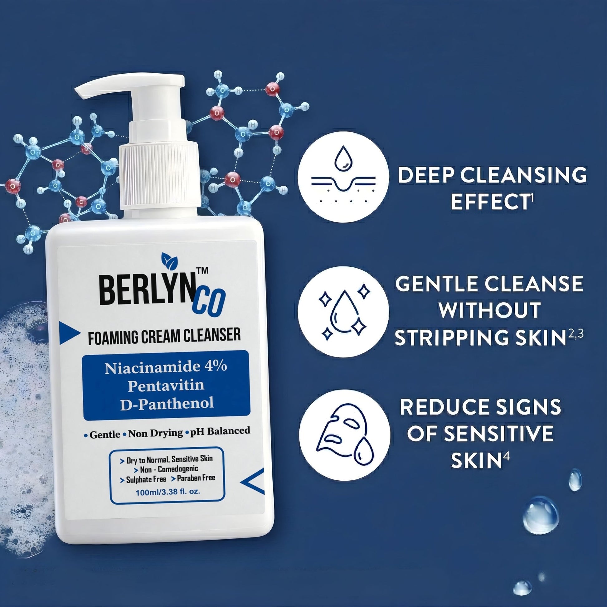 Gentle cream Cleanser