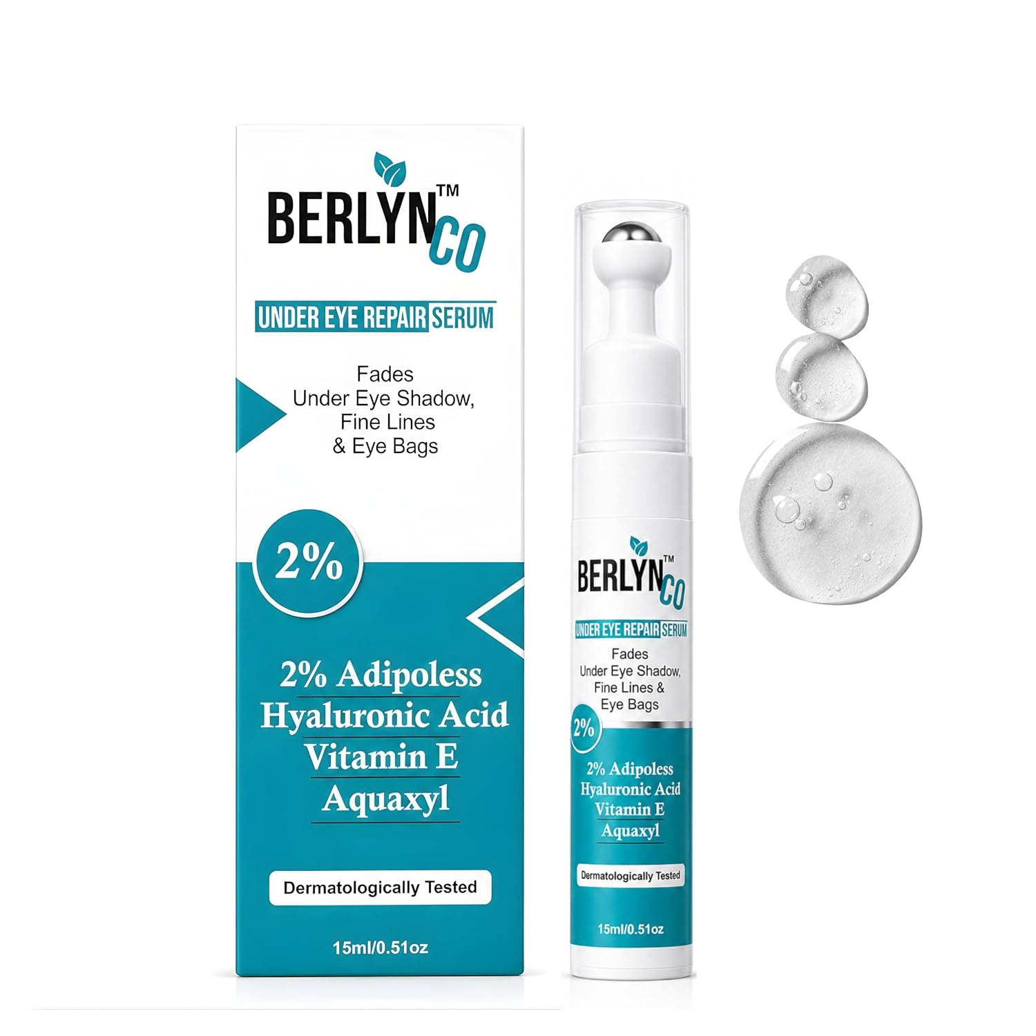 Berlynco Anti-Ageing Rakhi Gift Set | Under Eye Repair Serum + 1% Timecode Anti-Ageing Serum + SPF 50 Sunscreen - Berlynco