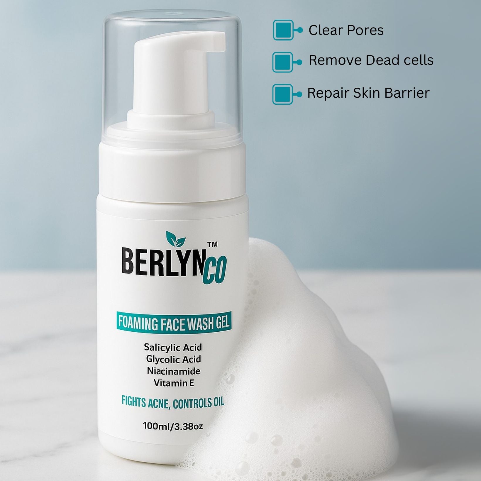 BERLYNCO FOAMING FACE WASH - Berlynco